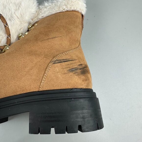 J. Crew Factory Faux-Fur Winter Hiking Boots - Picture 7 of 9